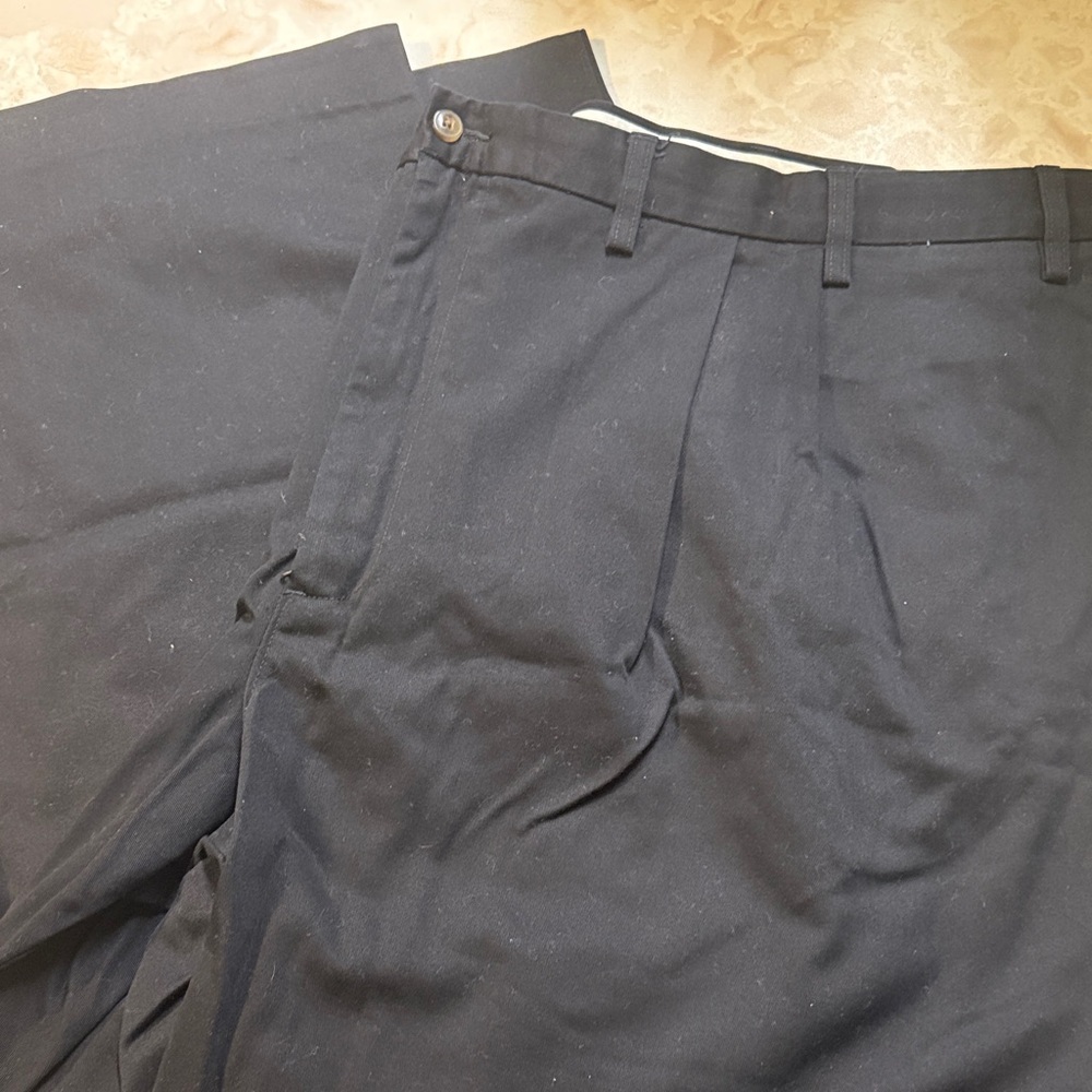 St. John's Bay Black Relaxed Fit Trousers